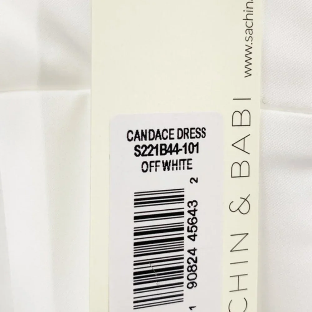NWT SACHIN + BABI Dress Evening Gown Candace Lace Cream Ivory Hi Low 10 - Picture 9 of 12